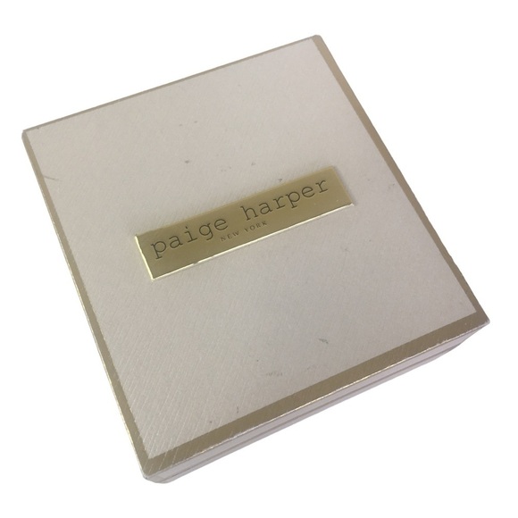 NEW PAIGE HARPER Gold Tone Fine Silver Plated Charms Chain Necklace Infinity - Picture 3 of 3